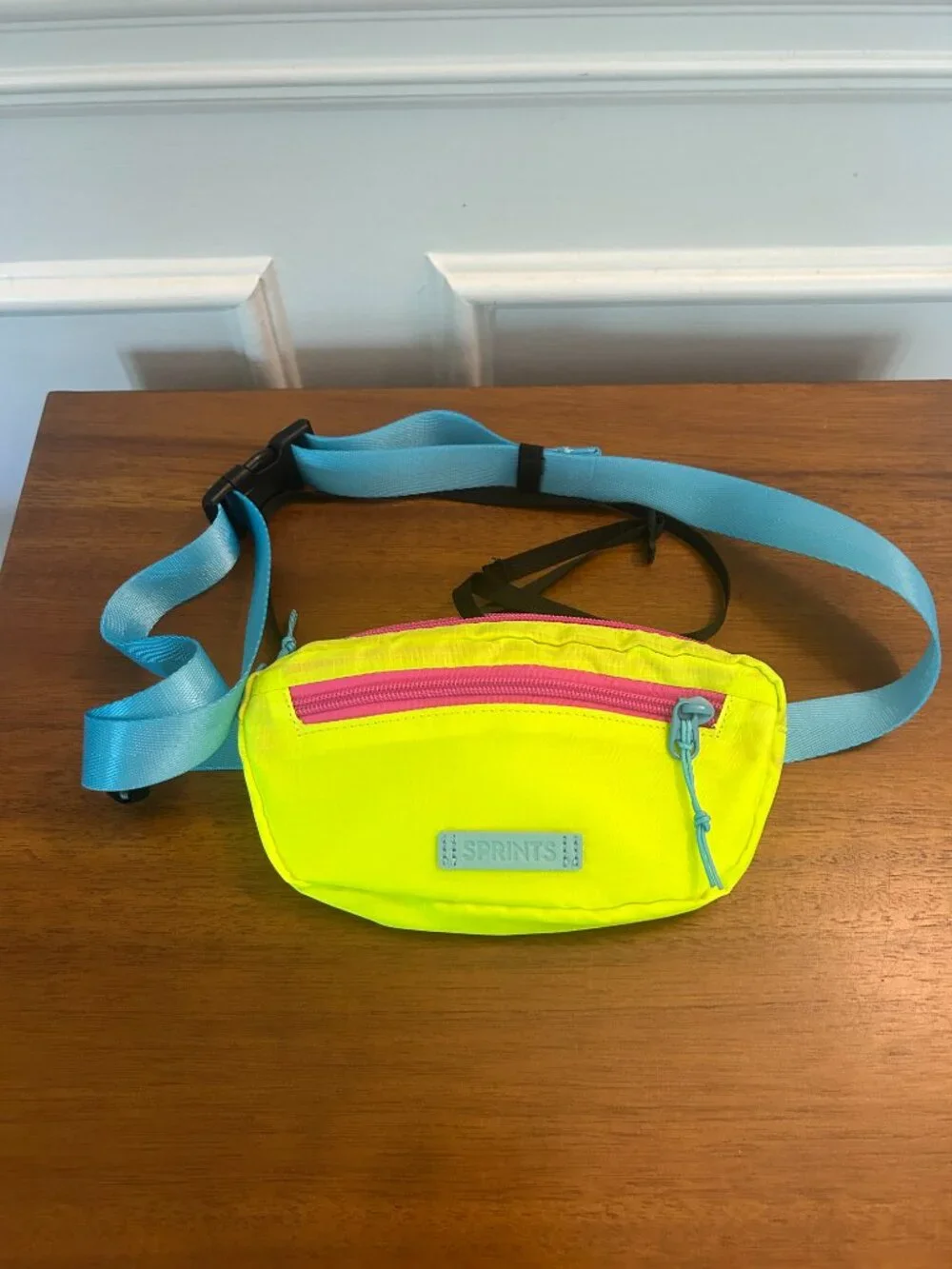 Sprints Sling It Bag Acid Glow | No Bounce 3rd Strap | Vibrant Cute Functional